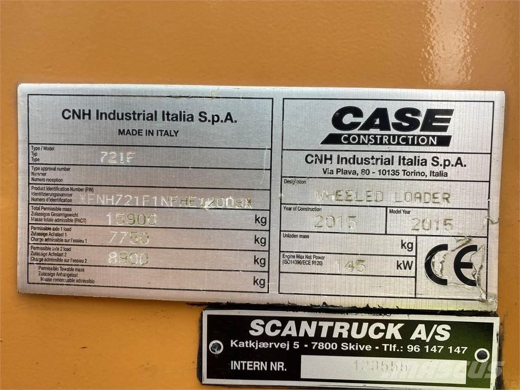 CASE 721F Utovarivači na kotačima