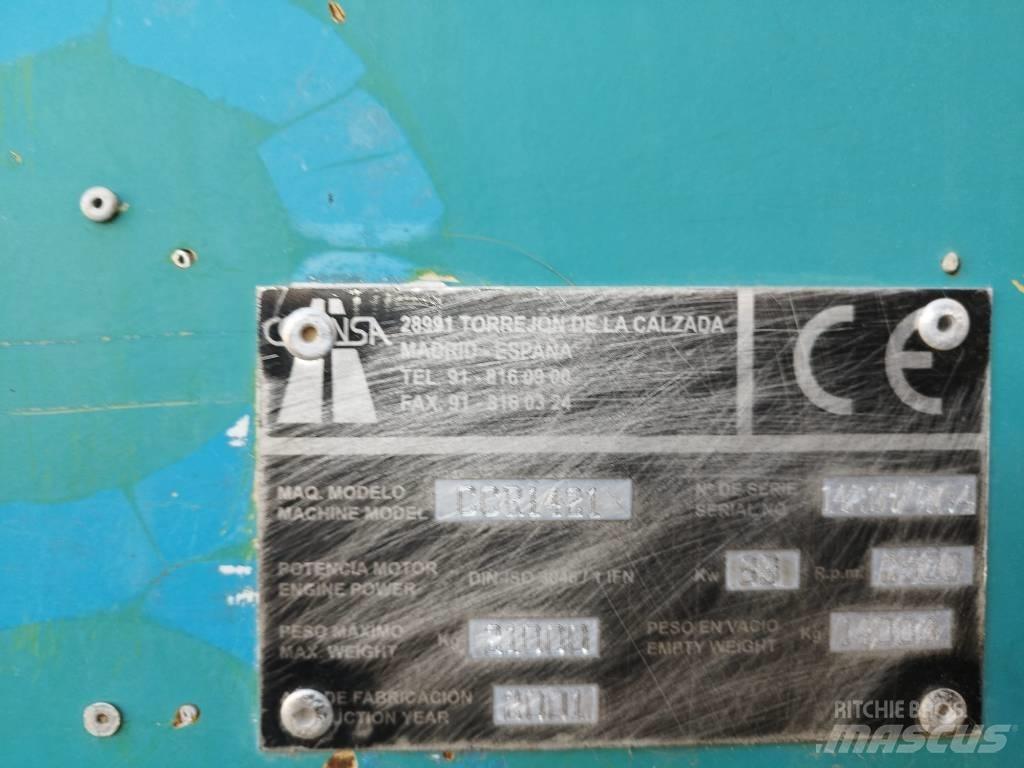 Corinsa CCR 1421 Gumeni valjci na kotačima