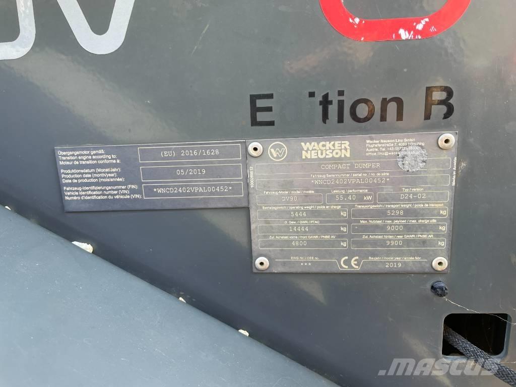 Wacker Neuson DV 90 Demperi za gradilišta