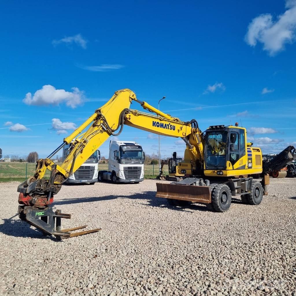 Komatsu PW180 - 11E0 Bageri na kotačima