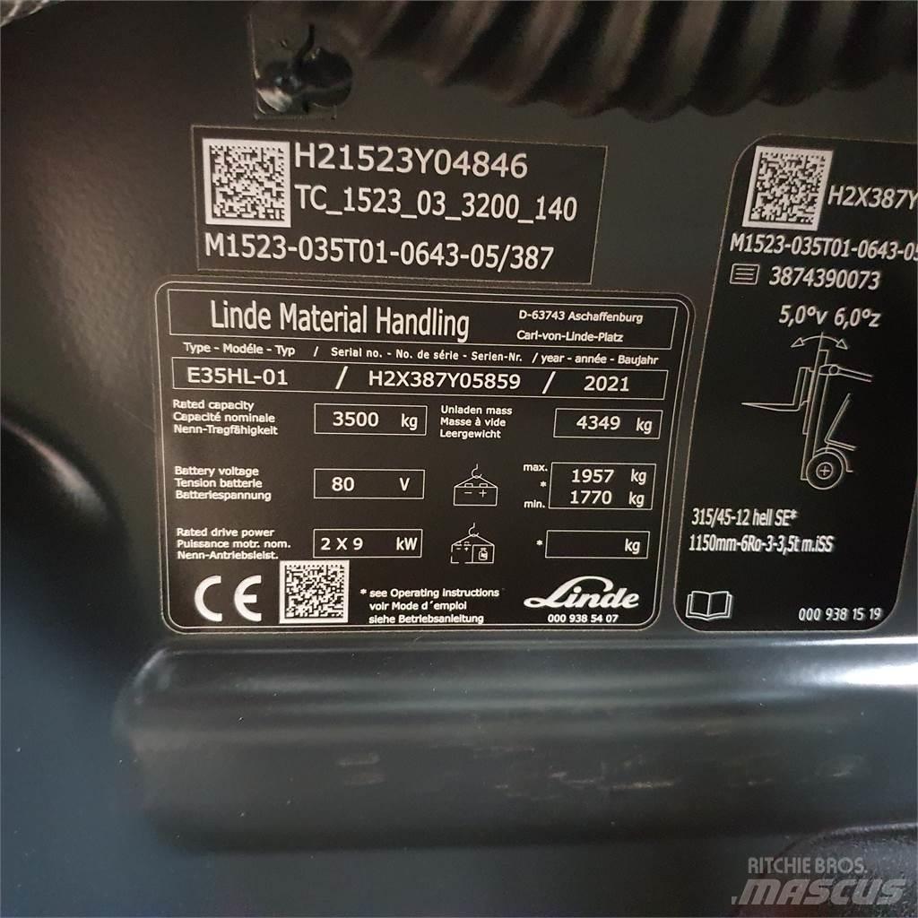 Linde E35HL Električni viličari