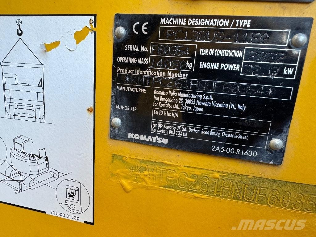 Komatsu PC 138 US-11 Bageri gusjeničari