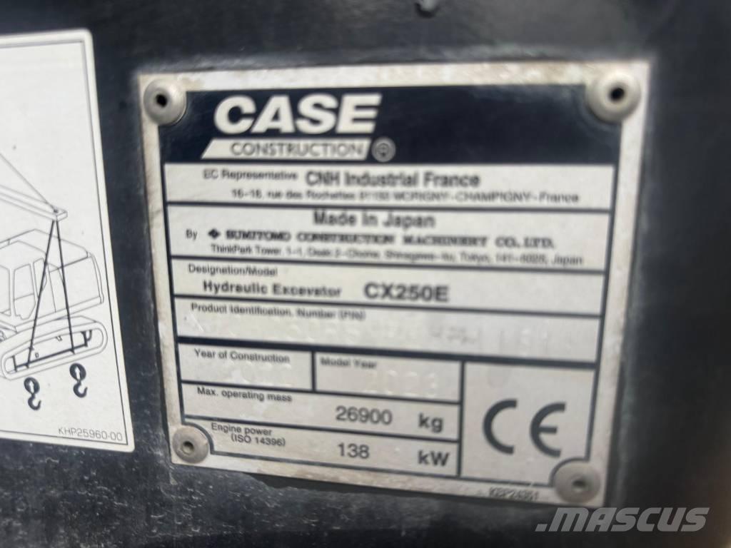 CASE CX 250 E Bageri gusjeničari