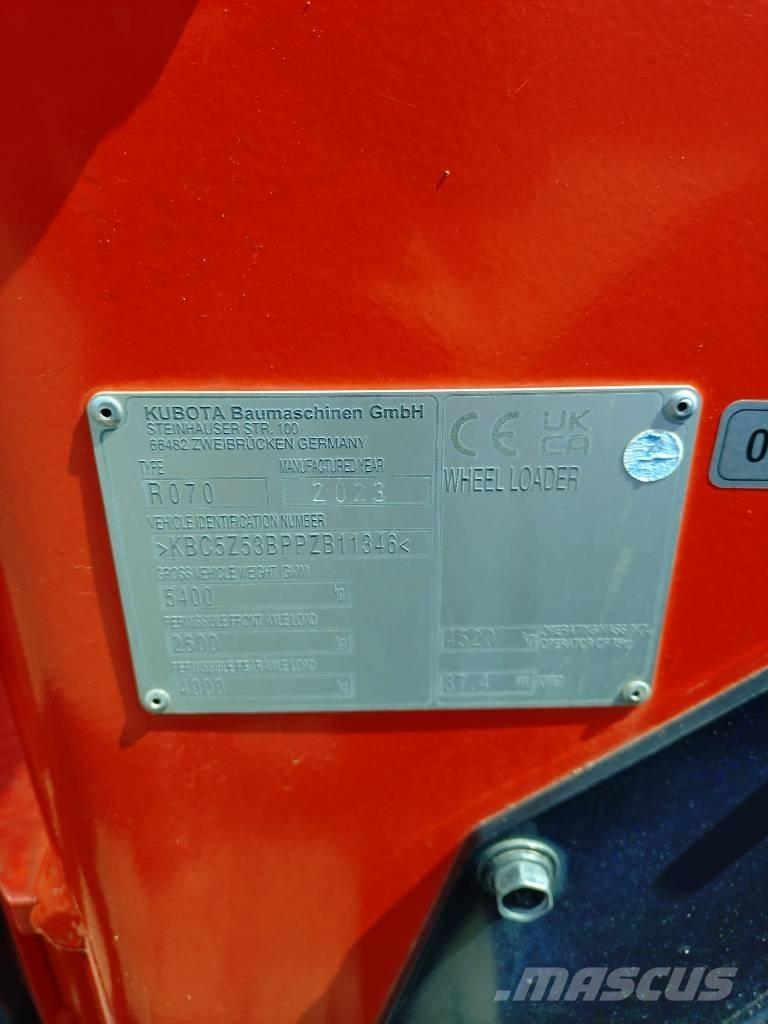 Kubota R 070 Utovarivači na kotačima