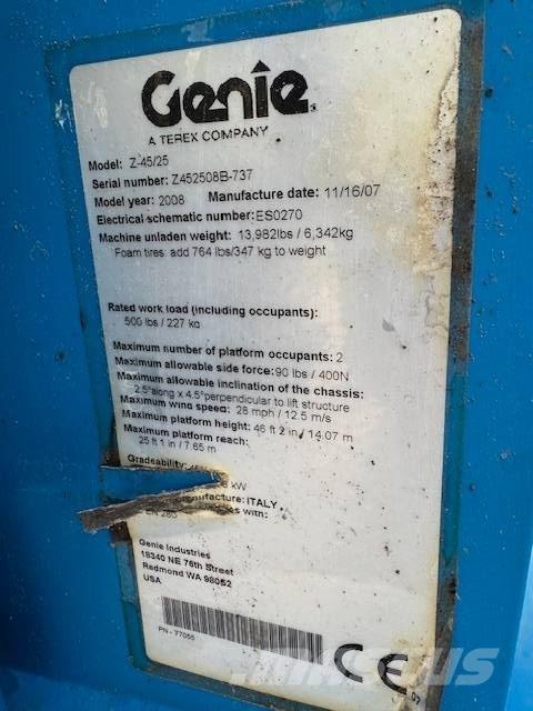 Genie Z 45/25 Zglobne podizne platforme