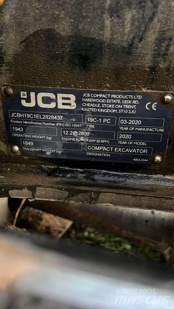 JCB 19 C-1 Mini bageri <7t