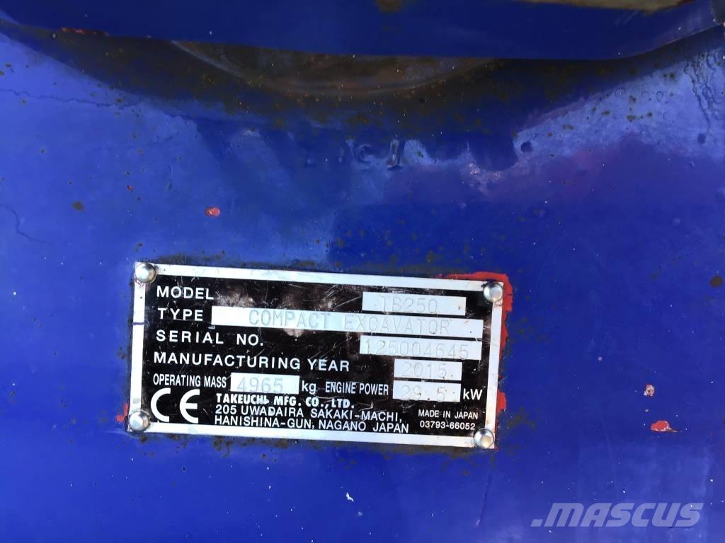 Takeuchi TB 250 Mini bageri <7t