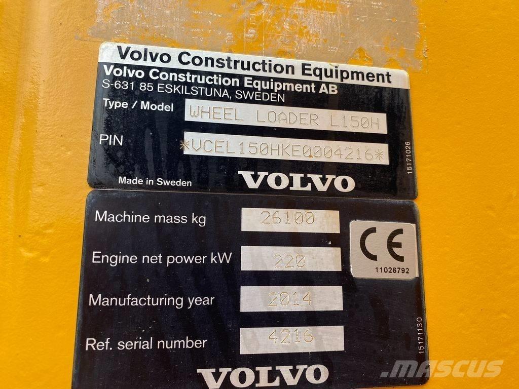 Volvo L 150 H Utovarivači na kotačima