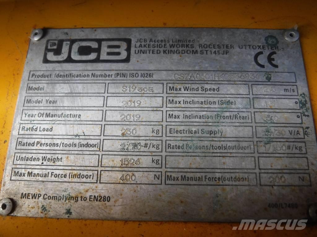 JCB S 1930 E Škaraste platforme