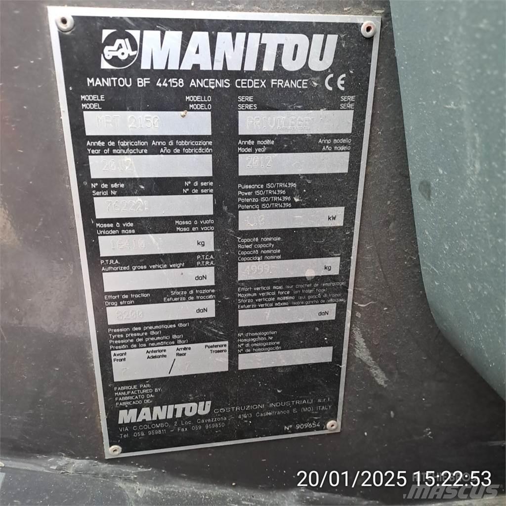 Manitou 2150MRT Teleskopski viličari