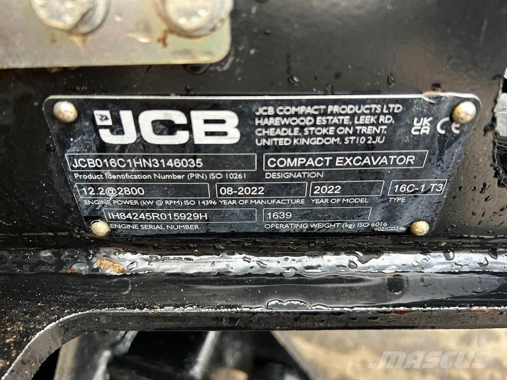 JCB 16C-1 Mini bageri <7t