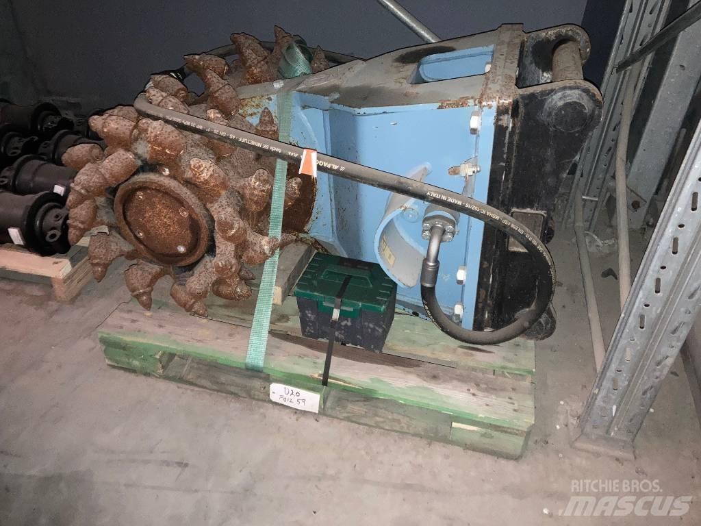 Rockwheel D20-G-ROG Asfaltne hladne glodalice