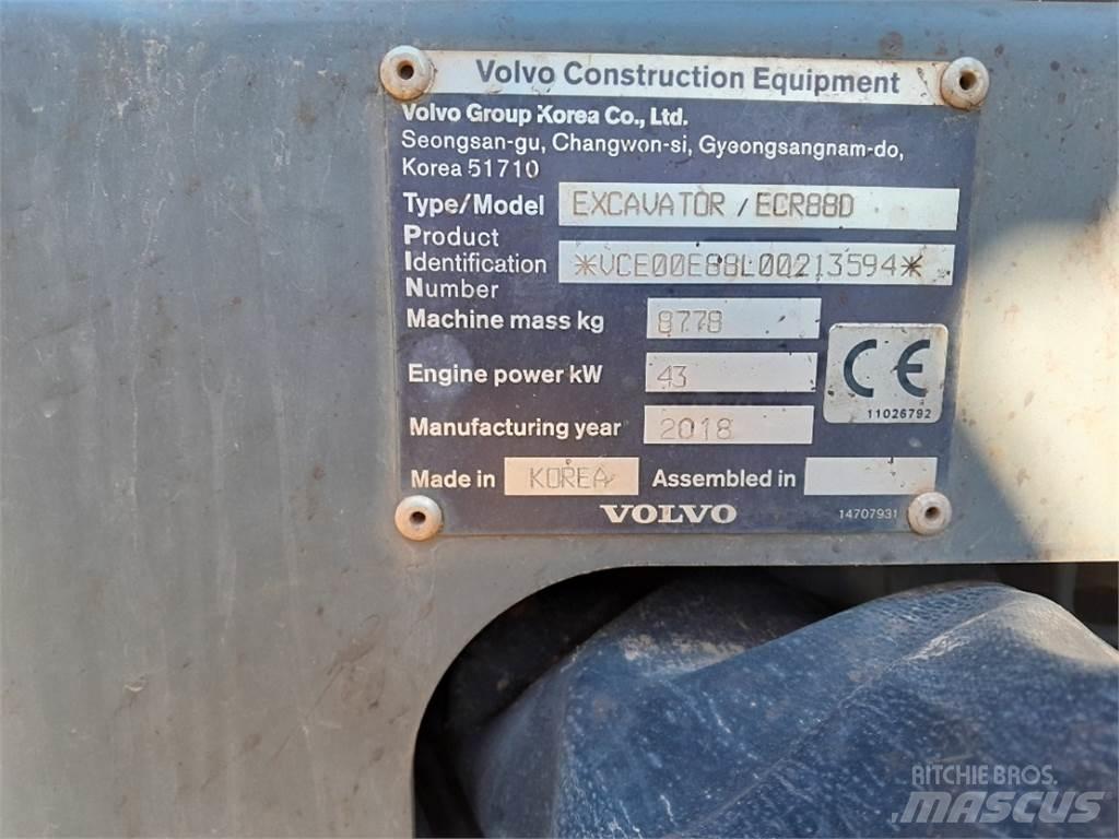 Volvo ECR88 Mini bageri <7t