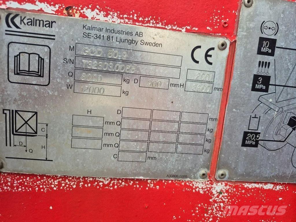 Kalmar Gcd 80-9 Plinski viličari