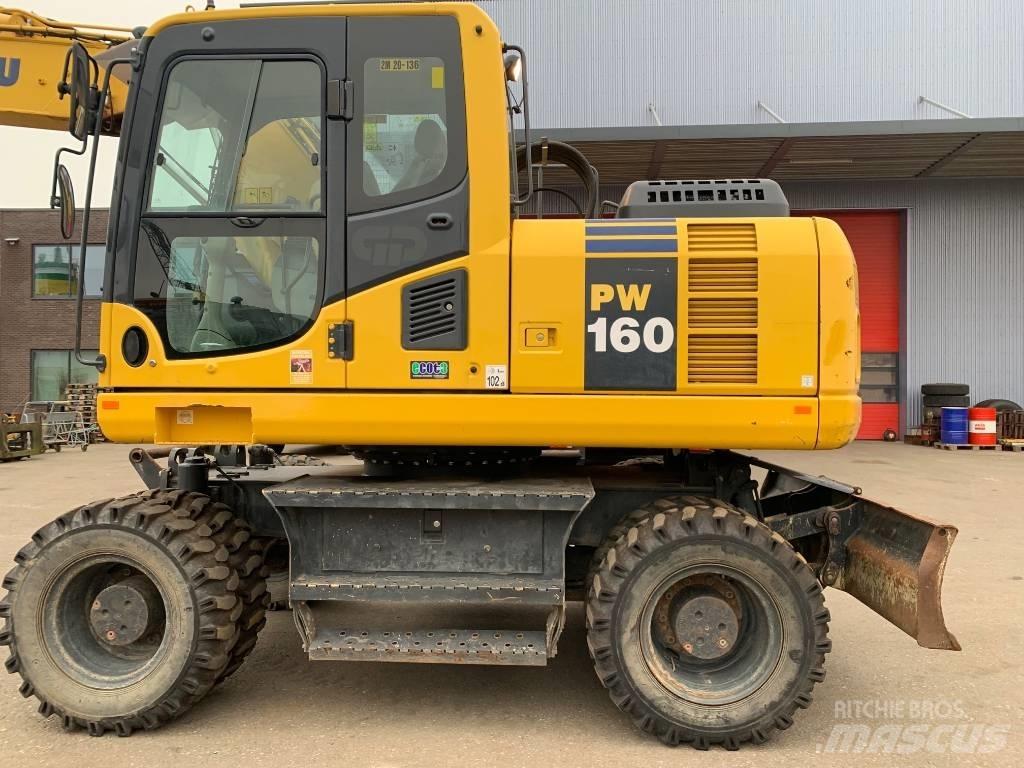 Komatsu PW 160 Bageri na kotačima