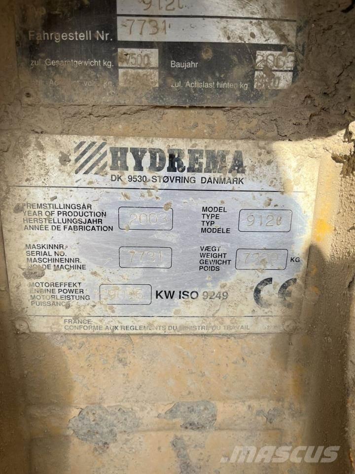 Hydrema 912C Demperi za gradilišta