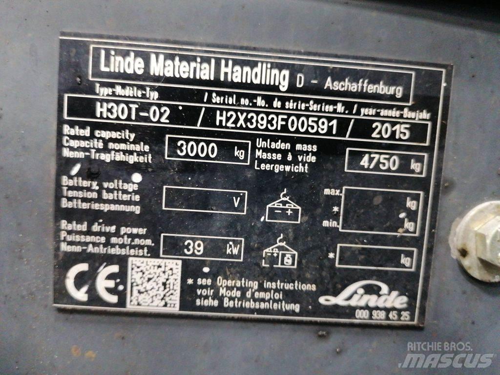 Linde H30T-02 Plinski viličari