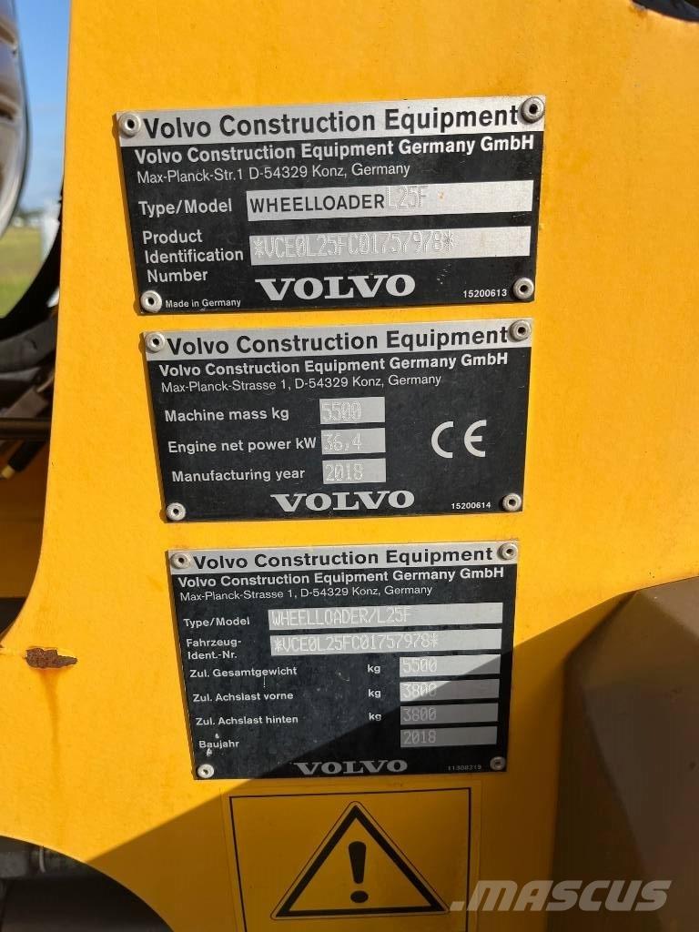 Volvo L 25 F Utovarivači na kotačima