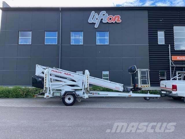 Dino 260 XTD Skylift Vučne prikolice se podiznom košarom