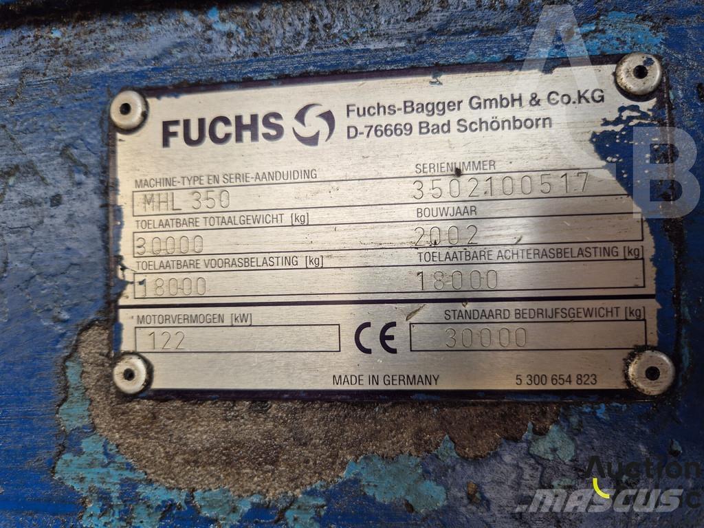Fuchs MHL 350 Bageri na kotačima