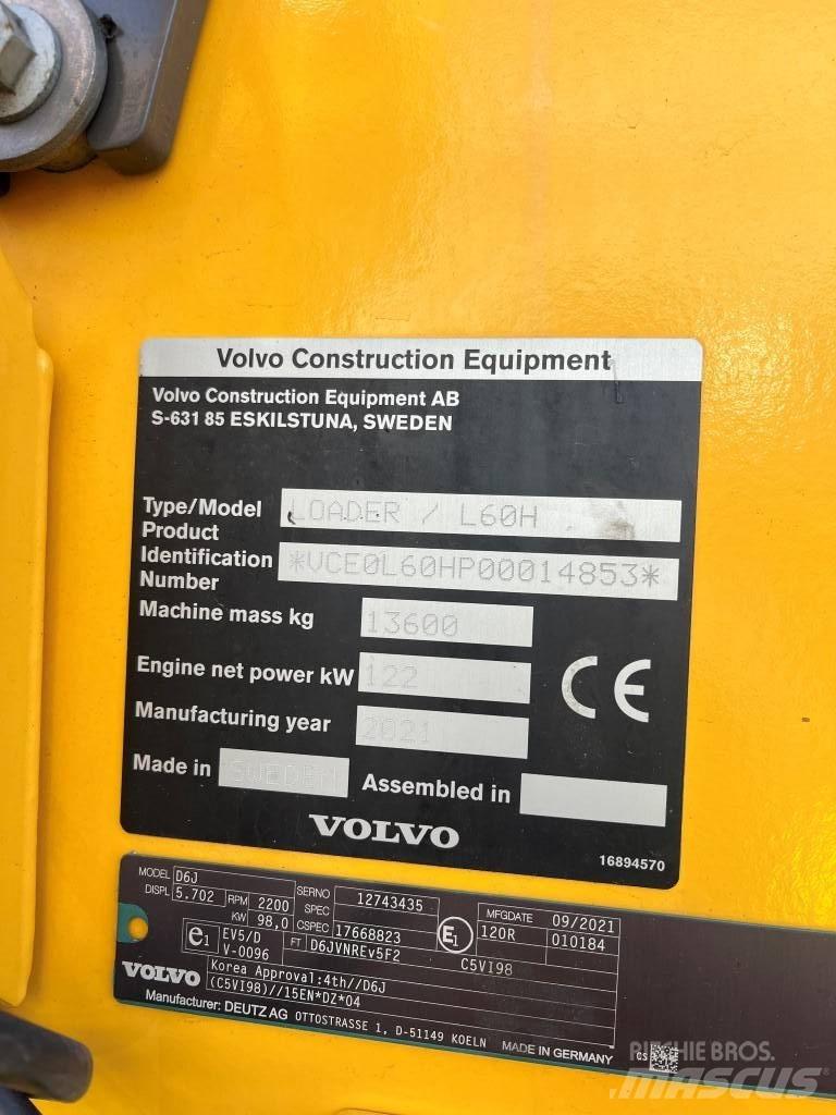 Volvo L60H Utovarivači na kotačima