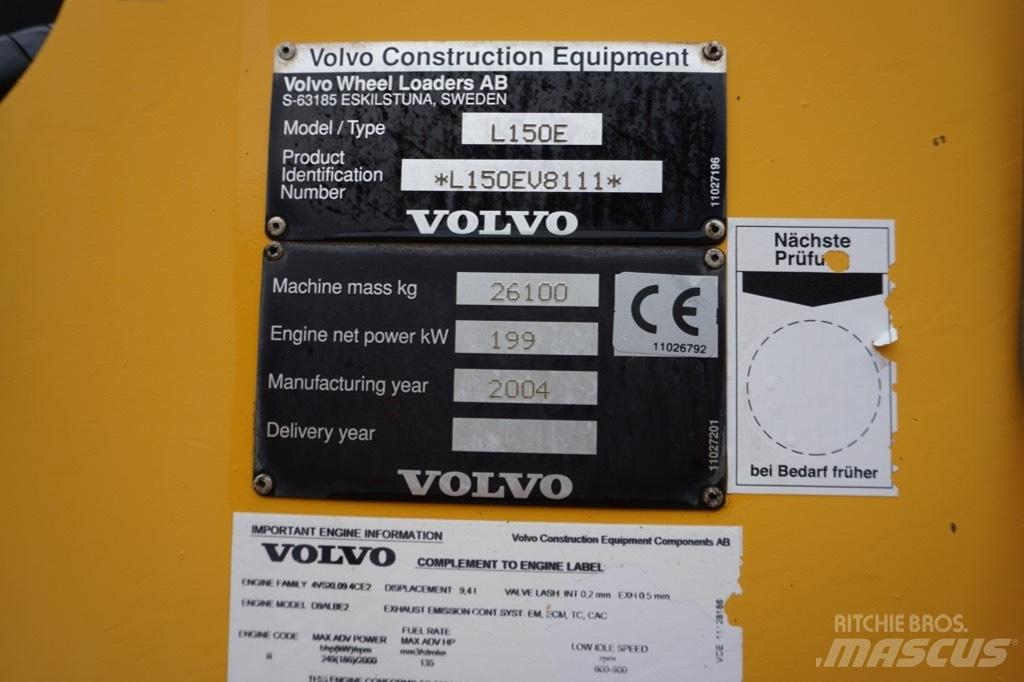 Volvo L 150 E Utovarivači na kotačima