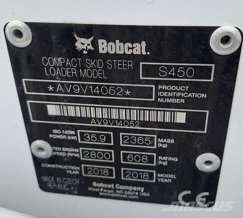 Bobcat S 450 Skid steer mini utovarivači