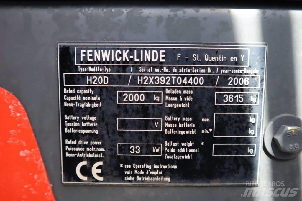 Linde H20D 2000 Kg Dizelski viličari