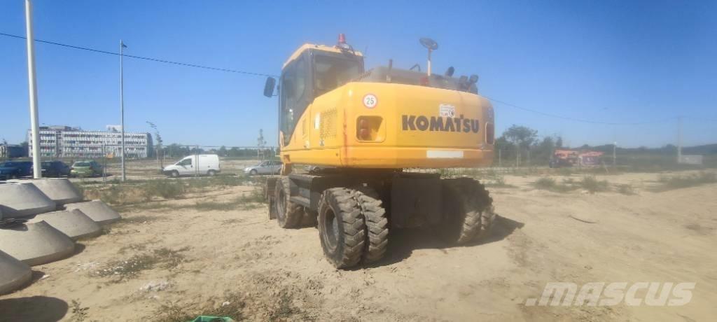 Komatsu PW 140-7 Bageri na kotačima