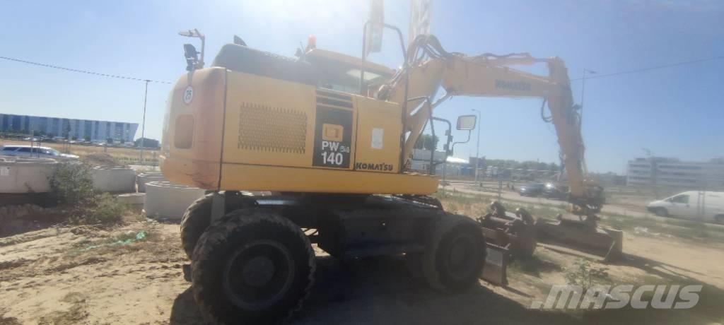 Komatsu PW 140-7 Bageri na kotačima