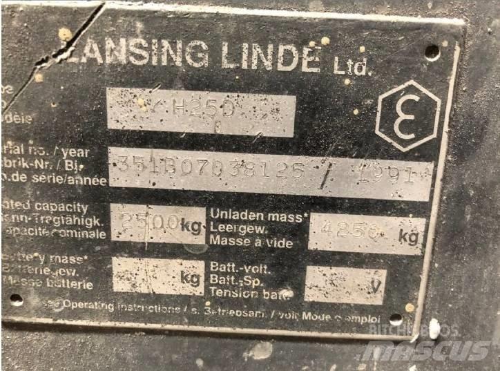 Linde H25D Dizelski viličari