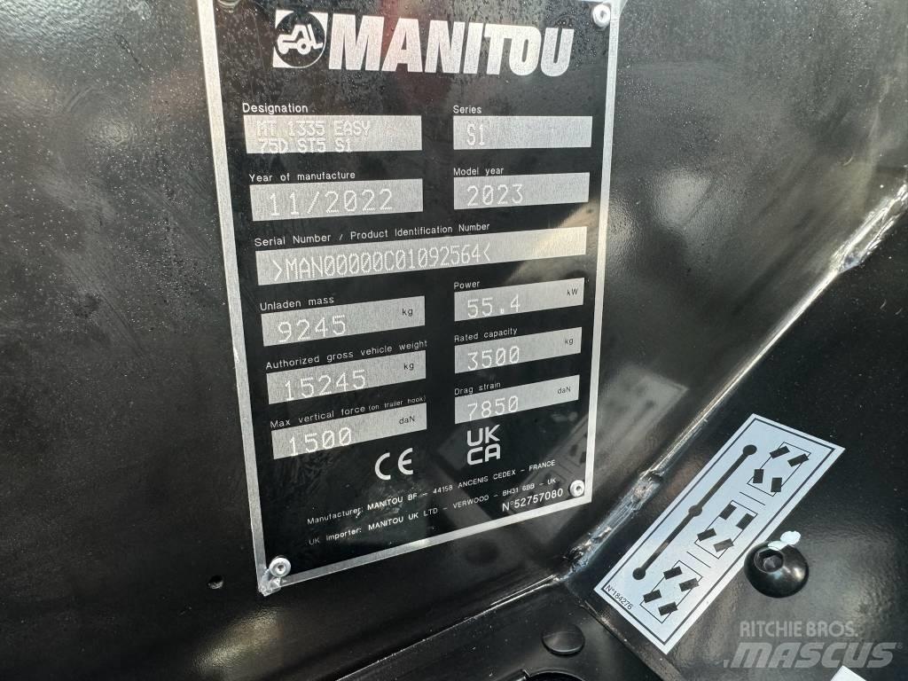 Manitou MT 1335 Teleskopski viličari