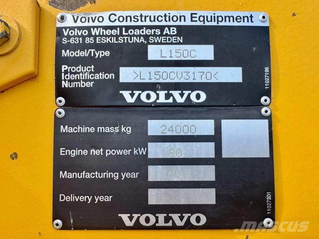 Volvo L 150 C Utovarivači na kotačima