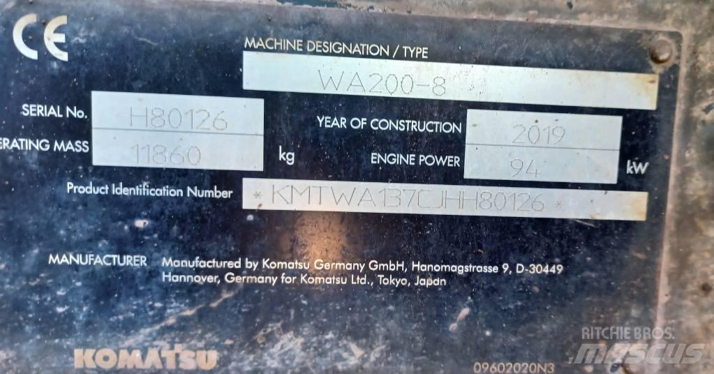Komatsu WA 200-8 Utovarivači na kotačima