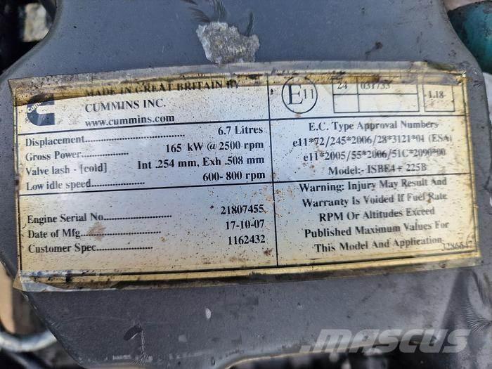 Cummins ISBE4 225B Transport – ostalo