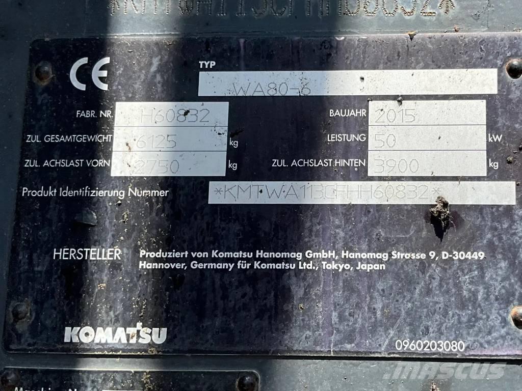 Komatsu WA 80-6 Utovarivači na kotačima