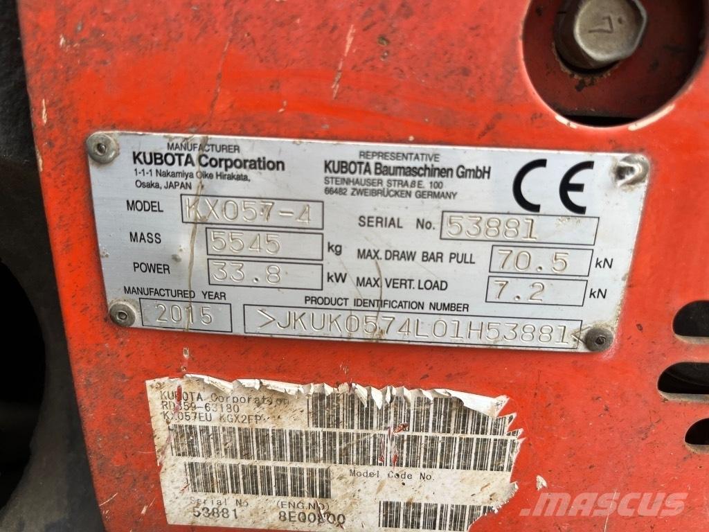 Kubota KX 057-4 Mini bageri <7t