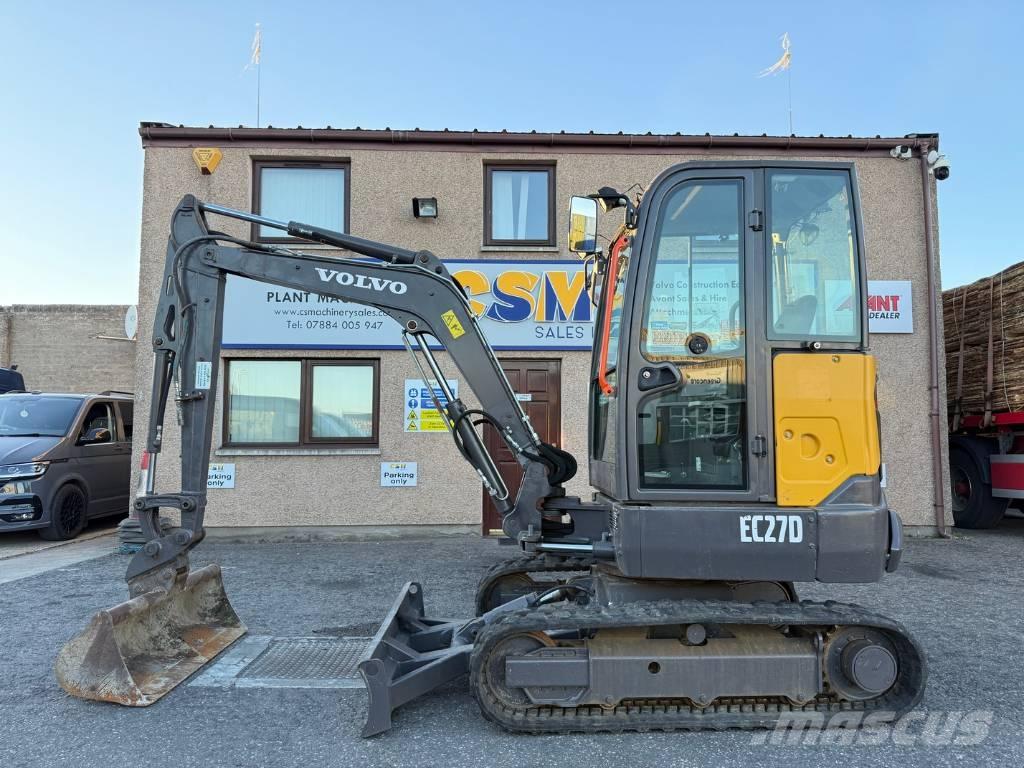 Volvo EC 27 D Mini bageri <7t