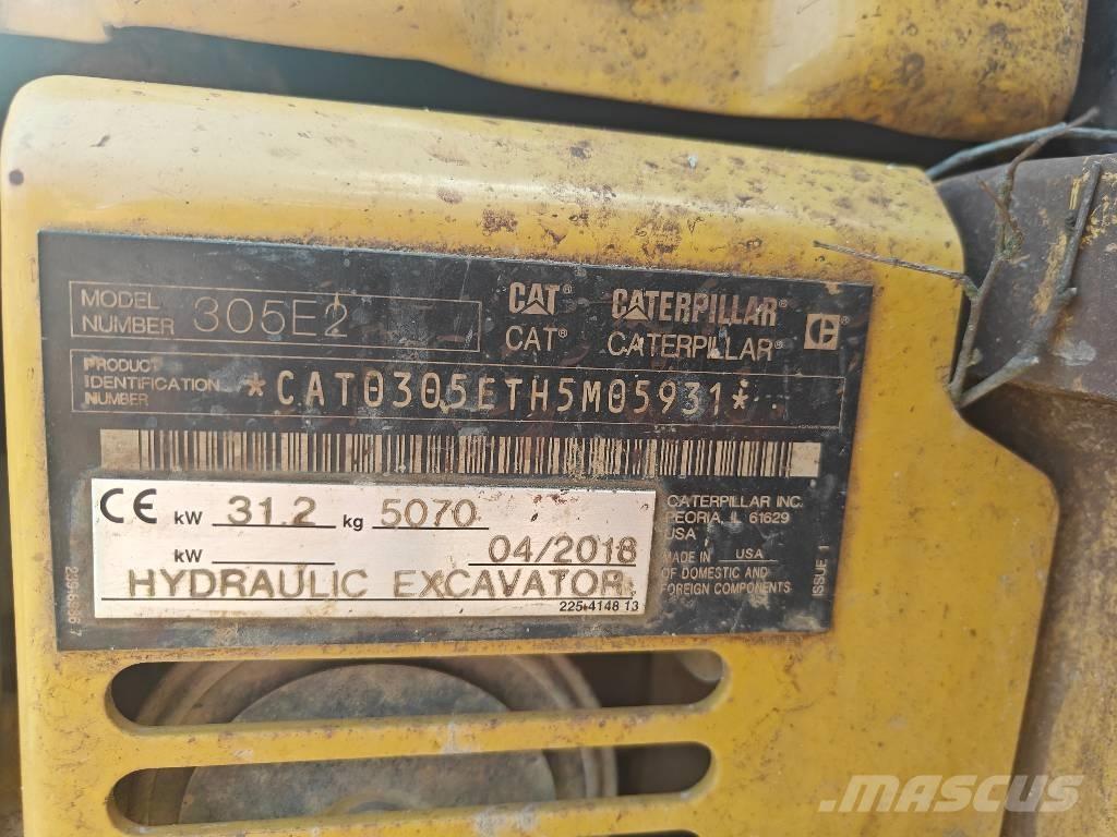 CAT 305E2 Mini bageri <7t