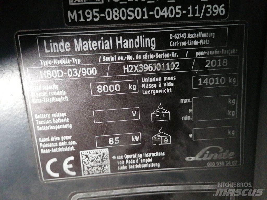 Linde H80D-03/900 Dizelski viličari