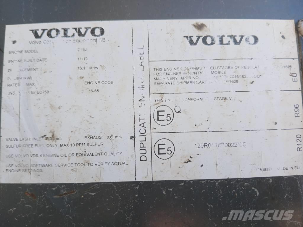Volvo EC 750 E Bageri gusjeničari