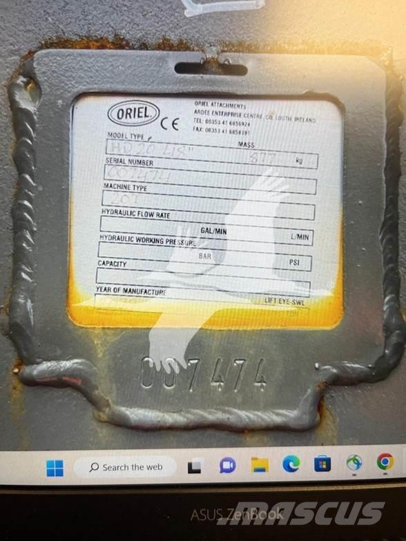  Oriel SY215 Kašike / Korpe