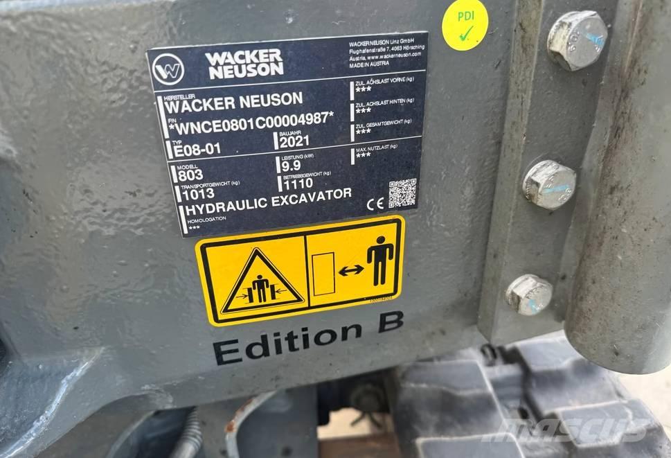 Wacker Neuson 803 Bageri gusjeničari