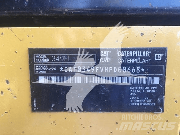CAT 349FL Bageri gusjeničari