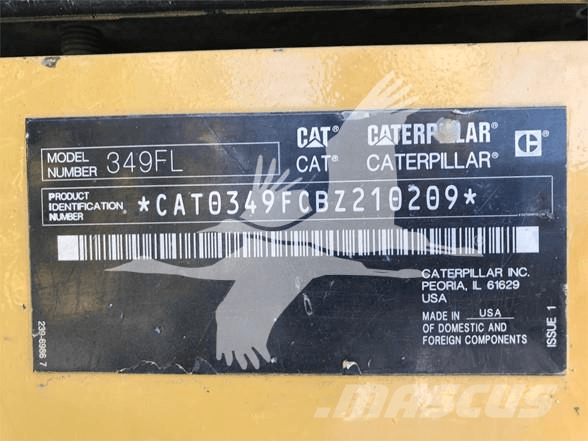 CAT 349FL Bageri gusjeničari