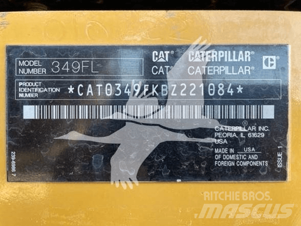 CAT 349FL Bageri gusjeničari
