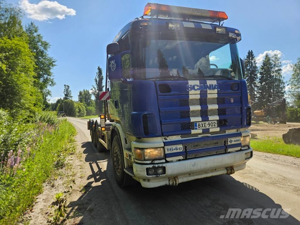 Scania 164 G 480 Rol kiper kamioni s kukama za dizanje