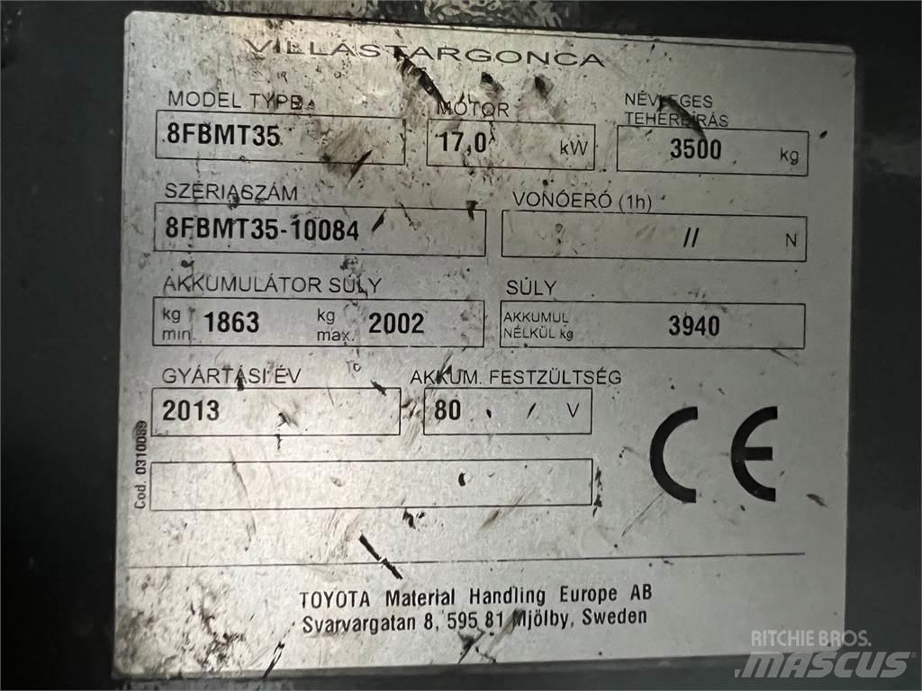 Toyota 8FBMT35 Električni viličari