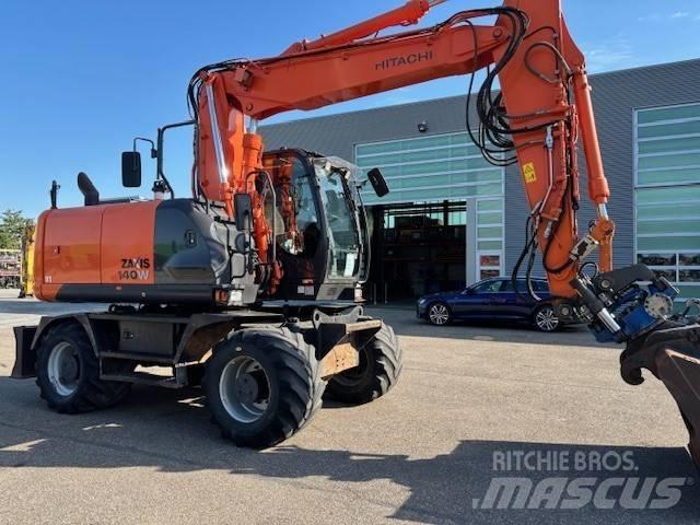 Hitachi ZX 140 W-5 Bageri na kotačima