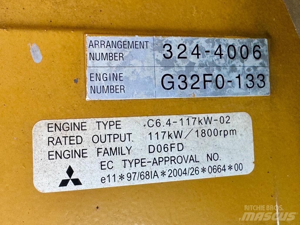 CAT 323 D LN Bageri gusjeničari